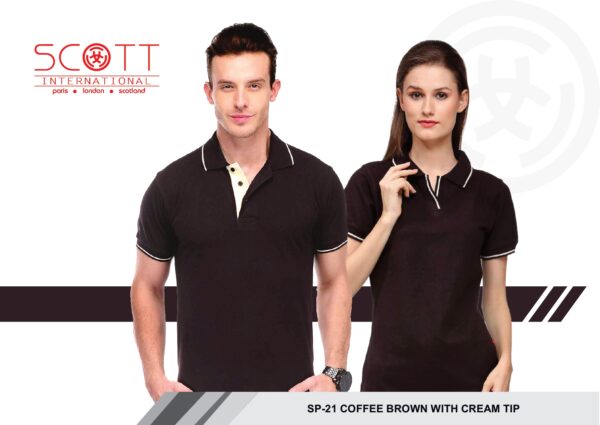 Scoot Coffee Brown with Cream Tip